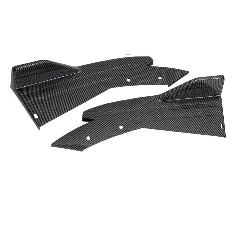 Frontstoßstange Spoiler Für Kia Für Forte Für Stinger Für Optima 2010-2022 Auto Heckspoiler Frontspoilerlippe Splitter Diffusor Body Kit Seitenschwellerschutz Auto Frontlippe Spoiler(Carbon Fiber) von OJTEMHBH