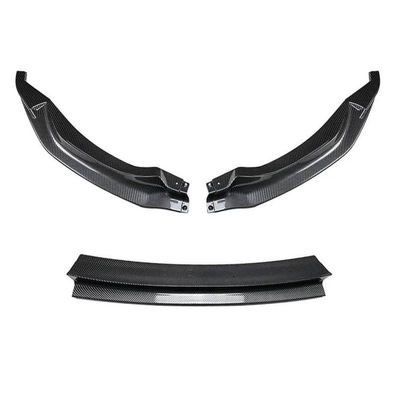 Frontstoßstange Spoiler Für M3 F80 Für M4 F82 F83 2015-2020 Diffusor Splitter Abdeckung Gurad 3PCS Auto Front Stoßstange Lip Spoiler Splitter Protector Auto Frontlippe Spoiler(Carbon Fiber Look) von OJTEMHBH