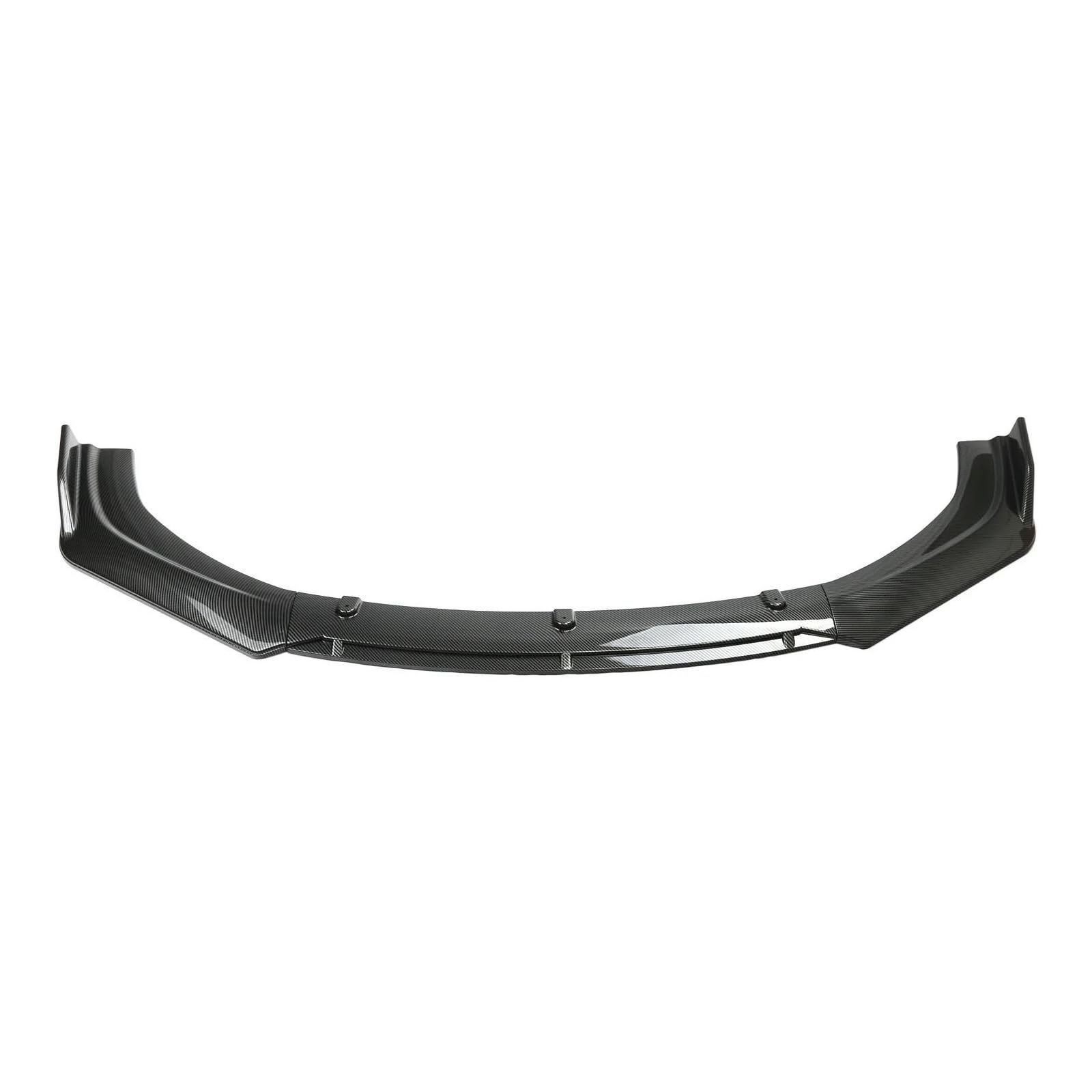 Frontstoßstange Spoiler Für Mazda 2 3 5 2004-2021 Auto Front Stoßstange Lip Splitter Körper Kit Kinn Spoiler Anti Scratch Diffusor Lip Trim Damm Auto Frontlippe Spoiler(Carbon Fiber) von OJTEMHBH