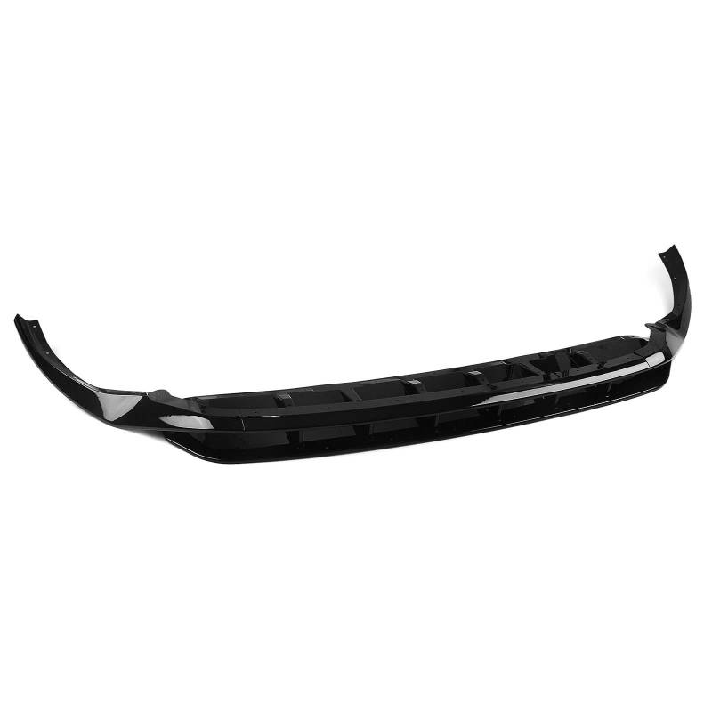 Frontstoßstange Spoiler Für Q8 2019 2020 2021 2022 2023 Frontspoilerlippe Carbon Fiber Look/Glänzend Schwarz Unterer Splitter Protector Body Kit Auto Frontlippe Spoiler(Glossy Black) von OJTEMHBH