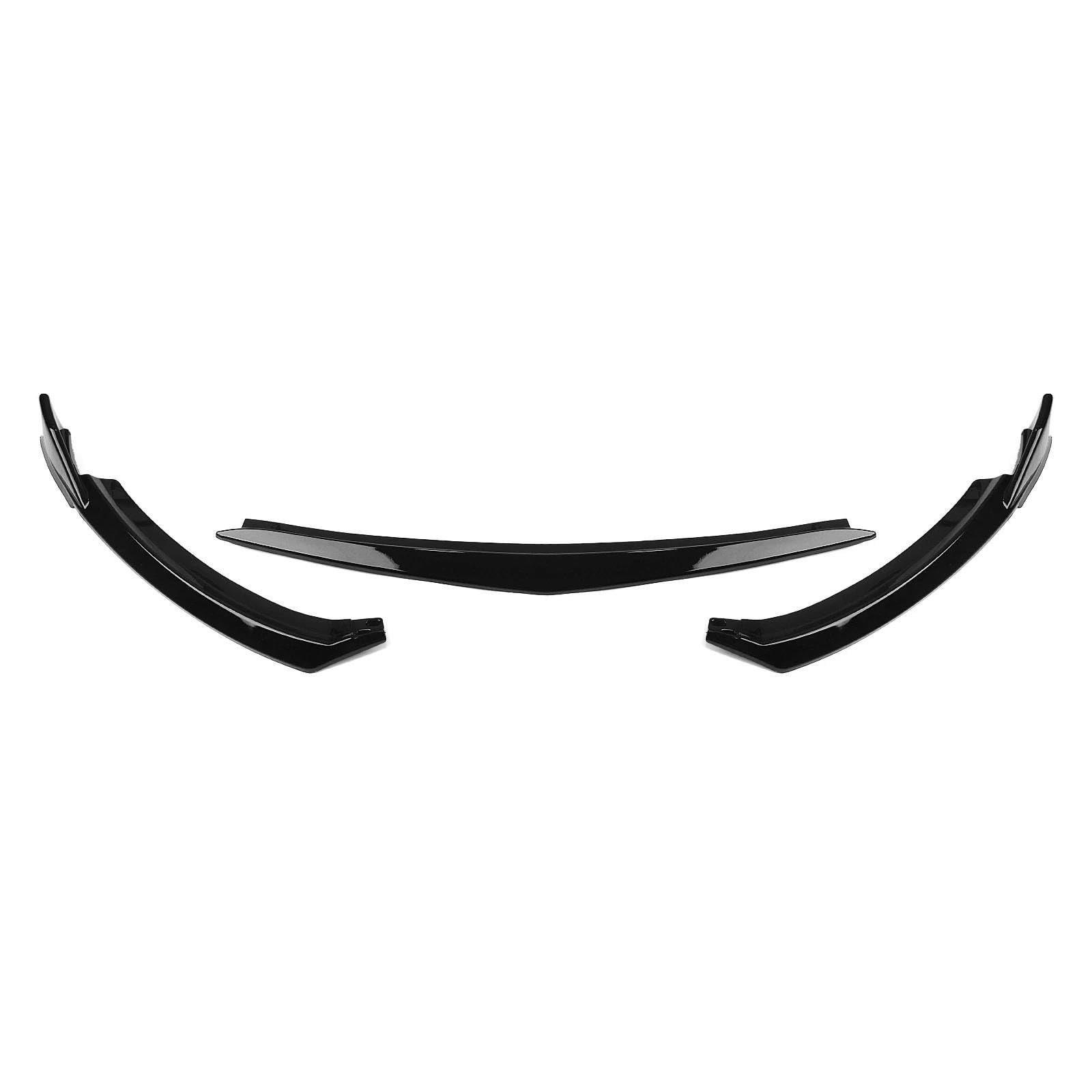 Frontstoßstange Spoiler Für Toyota Für GR86 2022-2023 Coupe 2-Türer Carbon Fiber Look/Glanz Schwarz Auto Unteren Splitter Blade Protector Front Stoßstange Spoiler Lip Auto Frontlippe spoiler(Glossy Bl von OJTEMHBH