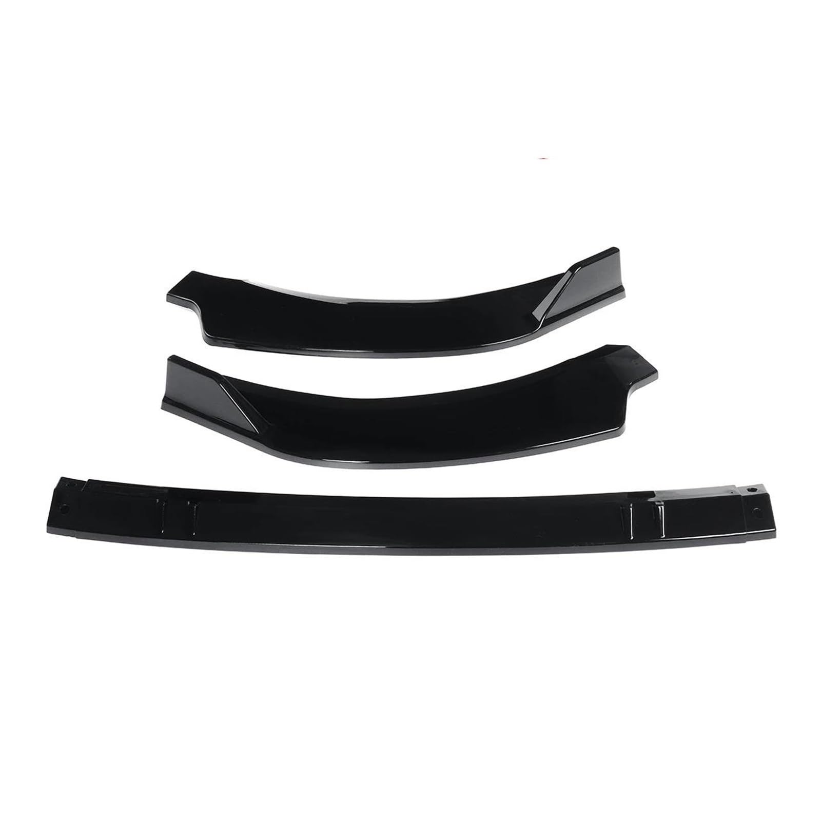 Frontstoßstange Spoiler Für VW Für Golf MK8 Für Line 2020-2021 Glänzend Schwarz Front Stoßstange Lip Spoiler Splitter Abdeckung Trim Body Kit 3PCS Auto Frontlippe Spoiler von OJTEMHBH