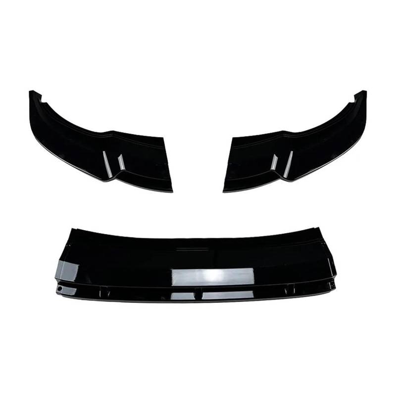 Frontstoßstange Spoiler =Für VW Für Tiguan L Für Tiguan Für 2021 Splitter Abdeckung Trim Protector Front Stoßstange Vorne Untere Kinn Lip Spoiler Lip Wing Body Kit Auto Frontlippe spoiler(Glossy black von OJTEMHBH