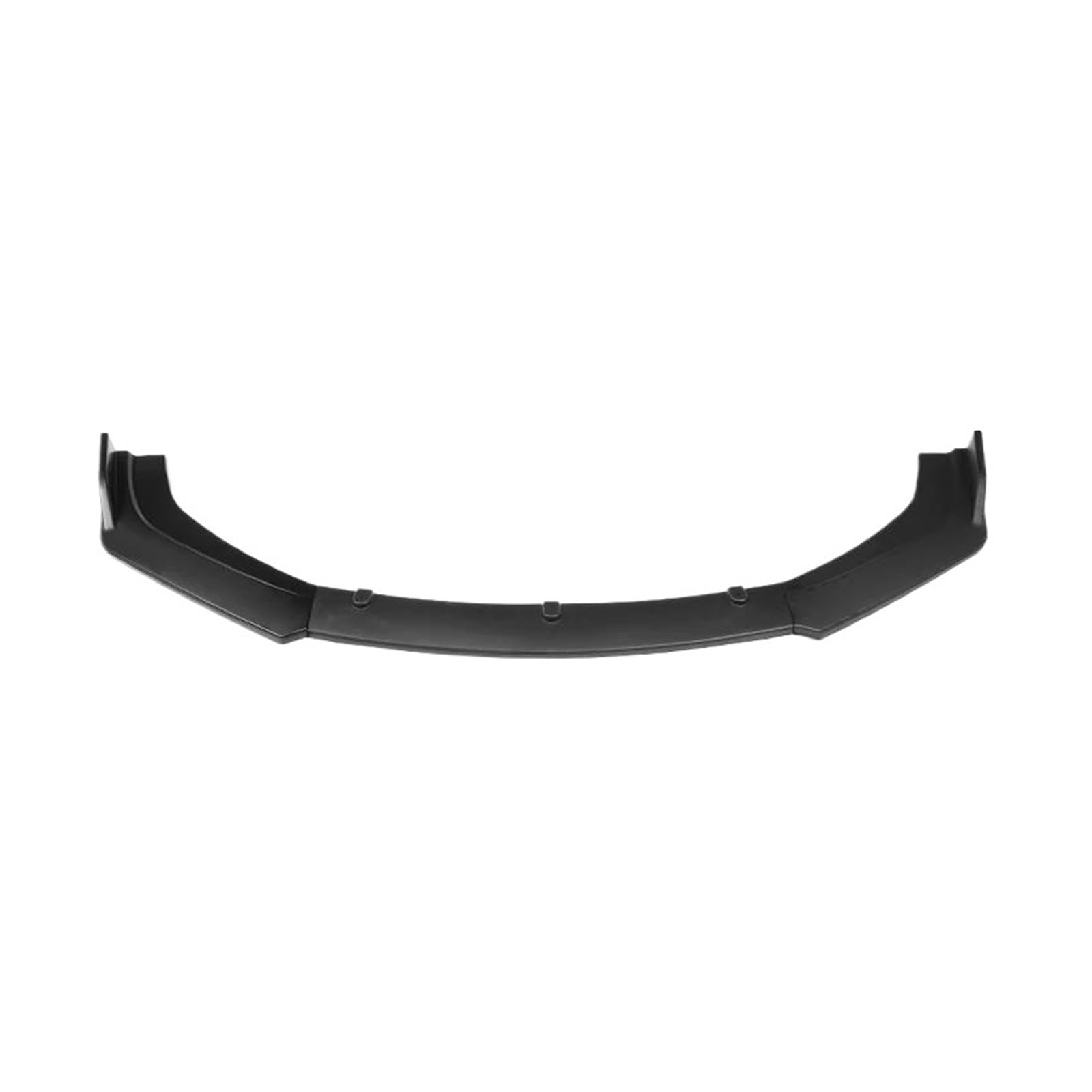 Frontstoßstange Spoiler Sport Style Modifikation Zubehör Universal Splitter ABS Material Lippe Auf Stoßstange Automotive Allgemeine Frontschaufel Frontstoßstange Auto Frontlippe Spoiler(Matte Black) von OJTEMHBH