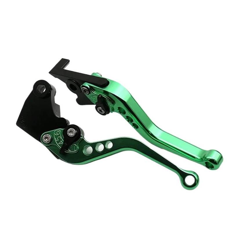 Motorrad Bremshebel Für Suzuki Für B-King Für BKING 2008 2009 2010 2011 Motorrad Aluminium Lange/Kurze Griff Einstellbare Bremse Kupplung Hebel Motorrad Kupplungsbremshebel(Short Green) von OJTEMHBH