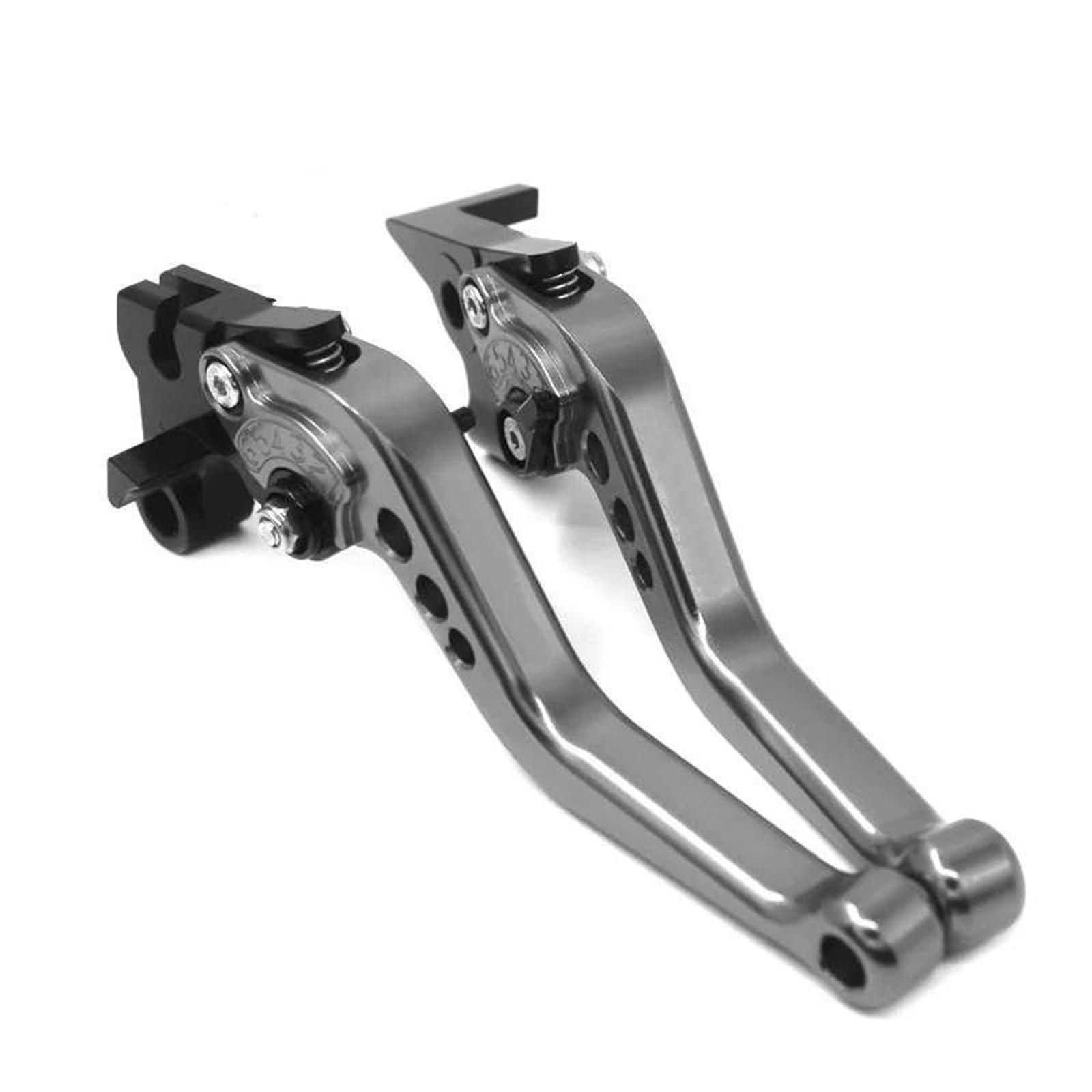 Motorrad Bremshebel Lenker Für Aprilia Für SRV 850 Für Srv850 2012-2020 2018 2019 Kurze Und Lange Bremskupplungshebel Motorrad Einstellbar Kupplungshebel Bremsgriff(Titanium) von OJTEMHBH