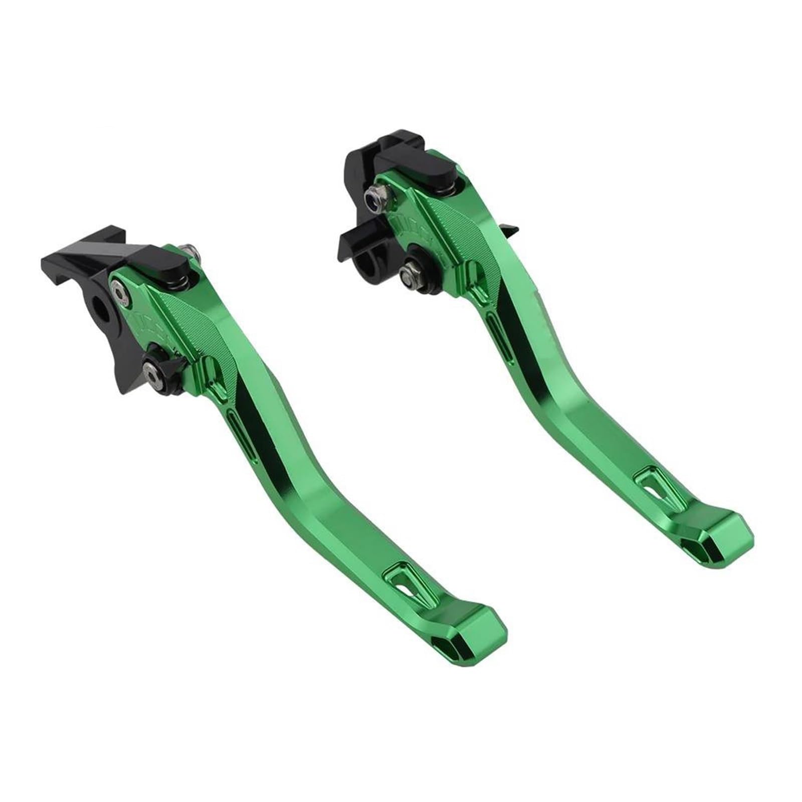 Motorrad Bremshebel Lenker Für Scrambler 400X 2023-2024 Für Scrambler 400 X Motorrad CNC-Zubehör Kurzbremskupplungshebel Einstellbarer Griffsatz Kupplungshebel Bremsgriff(B-Green) von OJTEMHBH