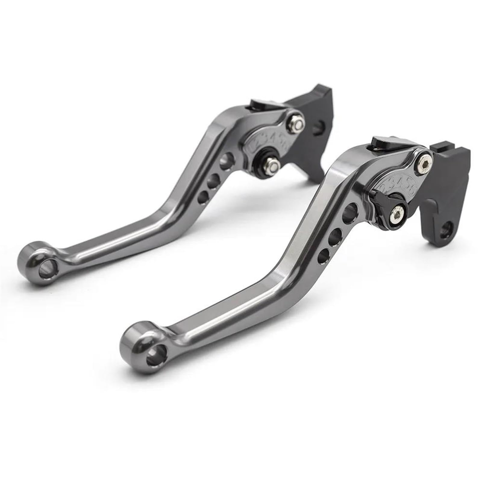 Motorrad Bremshebel Lenker Für Triumph Für Speed ​​400 Für Scrambler 400X 2023 2024 CNC Kurz/Lang Motorrad Einstellbare Bremskupplungshebel Zubehör Kupplungshebel Bremsgriff(177mm Gray) von OJTEMHBH