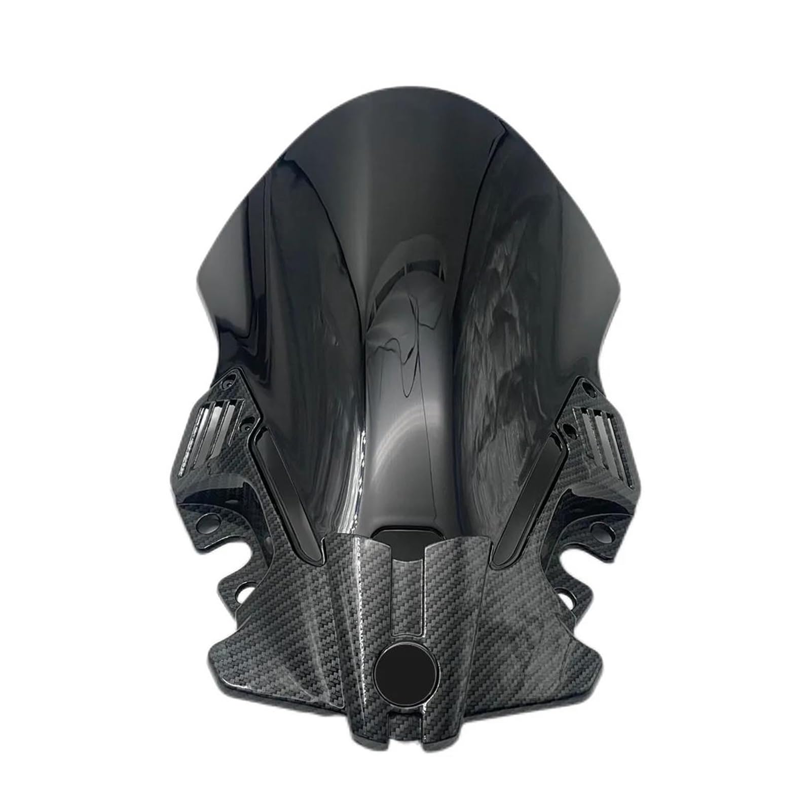 Motorrad Windschutzscheibe Für CFMOTO Für 450SR Für 450 SR Für 450sr 2022 2023 Motorrad Double Bubble Windschutzscheibe Windschutz Carbon Schwarz Windabweiser Motorrad(Carbon Black) von OJTEMHBH