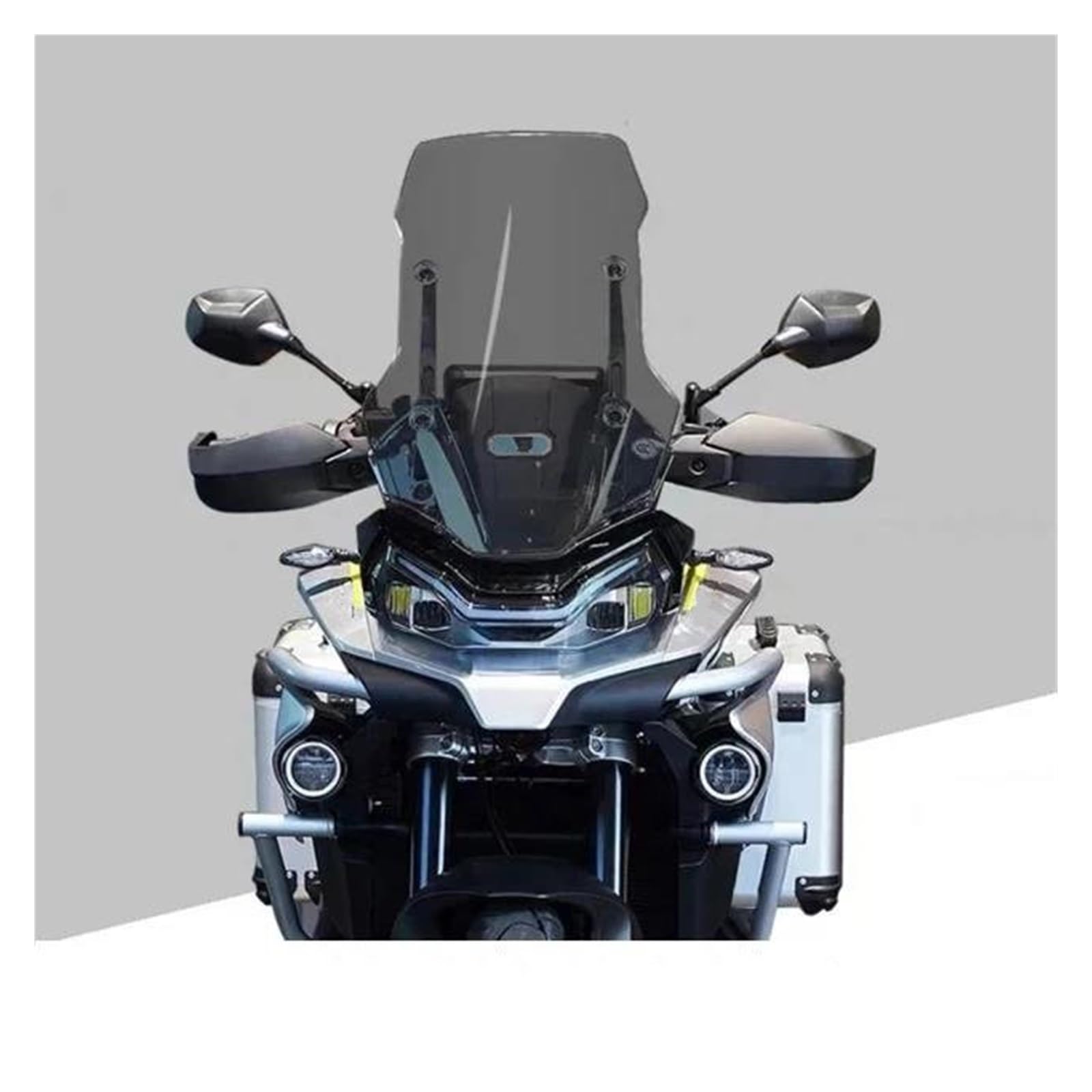 Motorrad Windschutzscheibe Für CFMOTO Für 800MT Windschutzscheibe Zubehör Erhöhen Höhe Frontscheibe Windschutz Windabweiser Für 800 MT Sport Windschutzscheibe Windabweiser Motorrad(B56CM) von OJTEMHBH