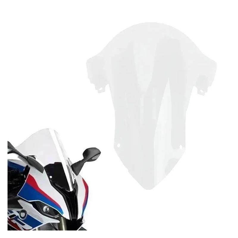 Motorrad Windschutzscheibe Für M1000RR Für S1000RR 2019 2020 2021 Motorrad Windschutz Windschutz Abdeckung Spoiler Für S 1000 RR 2021 Windabweiser Schutz Windabweiser Motorrad(Transparent) von OJTEMHBH