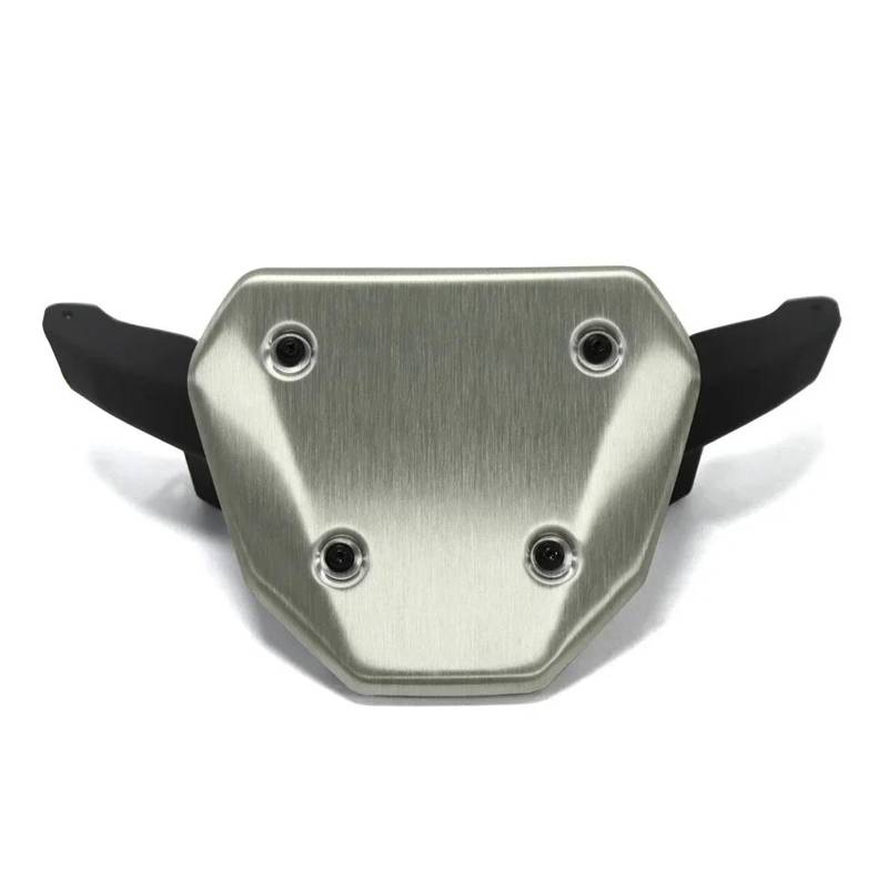 Motorrad Windschutzscheibe Für MT09 Für MT-09 2024 Windabweiser Windschutzscheibe Halterung Windschutz Schutz Motorrad Zubehör Windabweiser Motorrad(Silvery Bracket) von OJTEMHBH