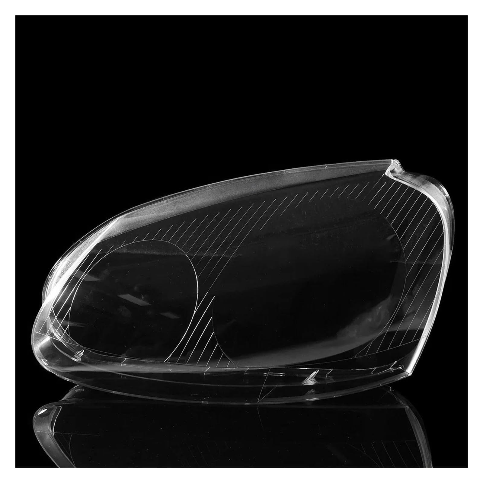 Scheinwerferglas Für VW Für Golf 5 MK5 Für Jetta Rabbit R32 2005-2009 Front Scheinwerfer Objektiv Shell Abdeckung Lampcover Transparent Lampenschirm Scheinwerfer Streuscheibe(Left) von OJTEMHBH