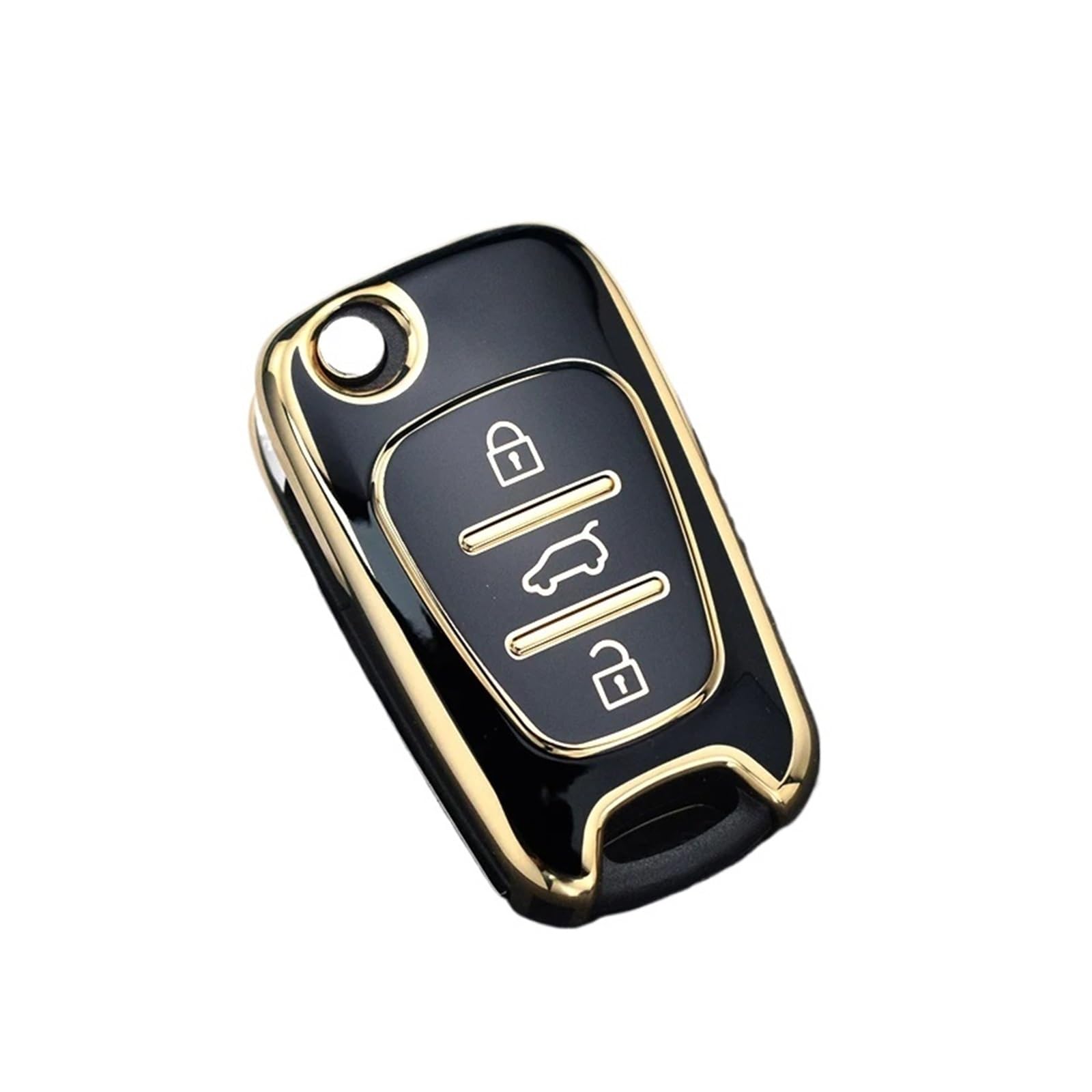 Schlüssel Gehäuse Für Hyundai Für I20 Für I30 Für Elantra Für Azera Für Veracruz Für Veloster TPU Shell Fob Auto Klappschlüssel Fall Abdeckung Autoschlüssel Hülle Cover(1) von OJTEMHBH