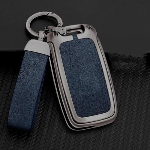 Schlüssel Gehäuse Für VW Für Golf 5 Für MK5 Auto TPU Zinklegierung Schlüsseletui Tasche Autoschlüssel Kette Auto Metallschlüsselschale Autoschlüssel Hülle Cover(1) von OJTEMHBH