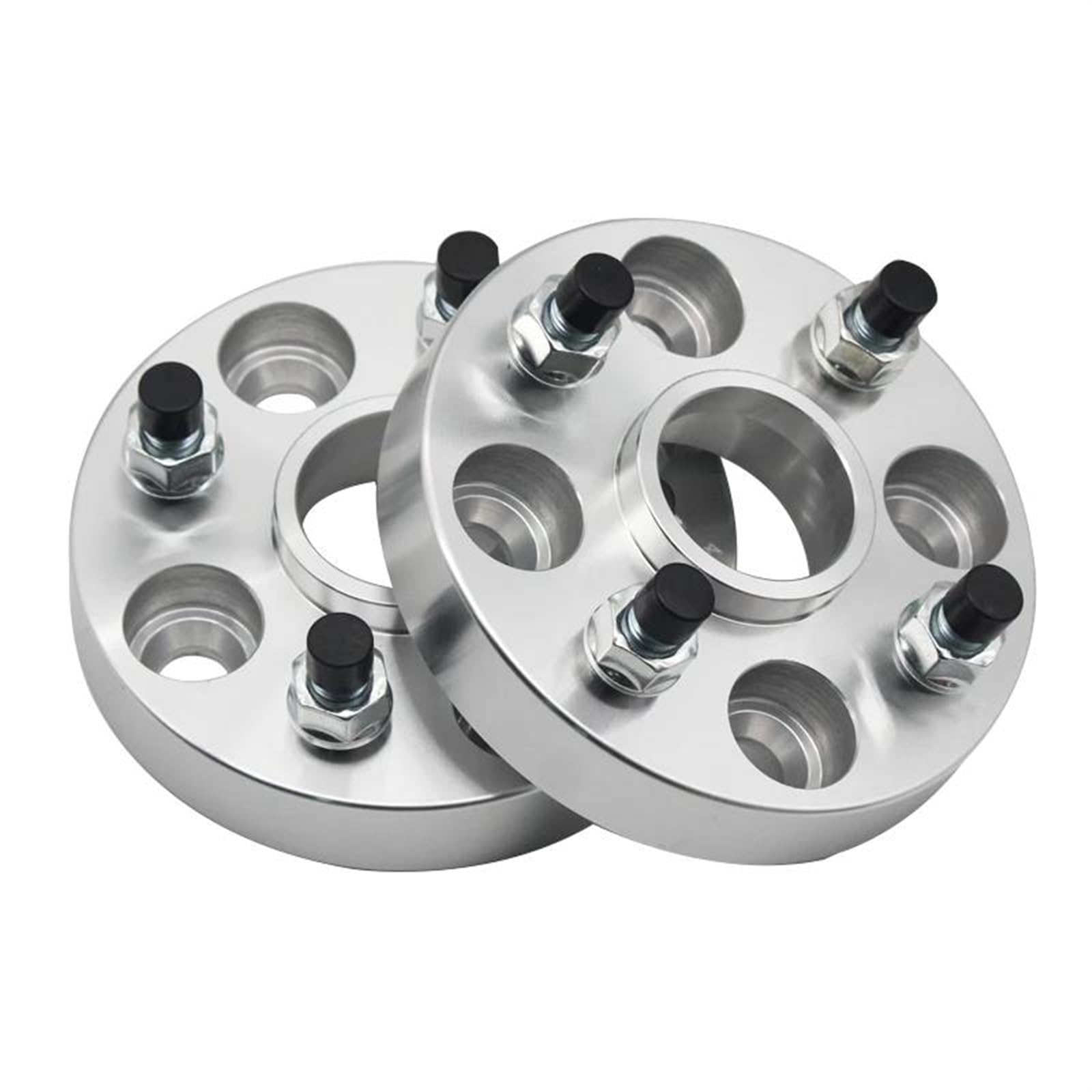 Spürverbreiterungsatz 2 STÜCKE 15mm 20mm Hub Adapter Spacer 4 * 108 Hub Centric 65,1mm Alufelgen Spacer Für Peugeot Für Citroen Distanzscheibe Räder(15mm Silver) von OJTEMHBH