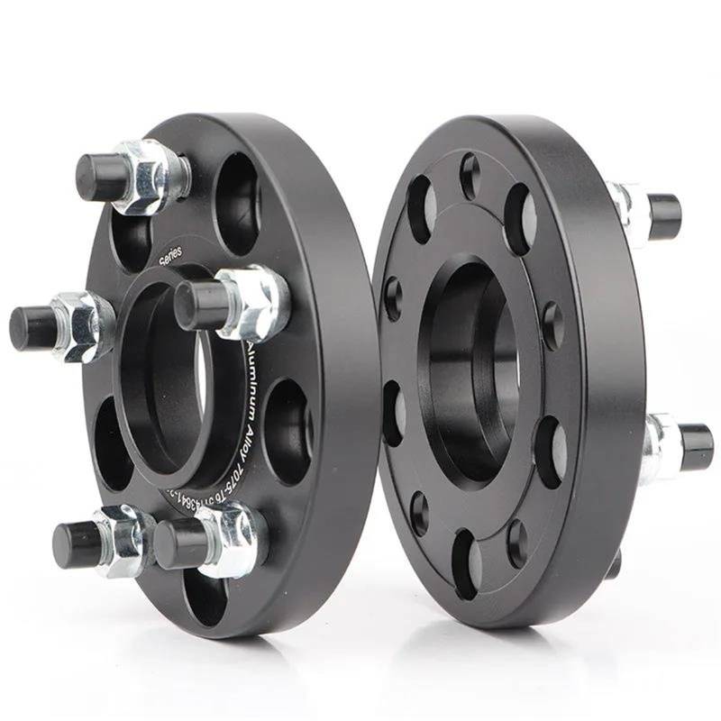 Spürverbreiterungsatz 2 STÜCKE 20/25/30/35mm 7075 Aluminium Geschmiedet Spurverbreiterungen Adapter PCD 5x127 CB = 71,6mm Für Jeep Für Wrangler Für Grand Für Cherokee Distanzscheibe Räder(2PCS 25mm M1 von OJTEMHBH