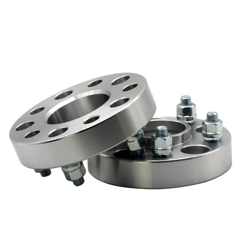 Spürverbreiterungsatz 2 Stück 15/20/25/30/35/40/45/50mm PCD 5X 114,3 CB 71,6mm Rad Spacer Adapter Anzug Für 5 Lugs Distanzscheibe Räder(2PCS 40mm Silver) von OJTEMHBH