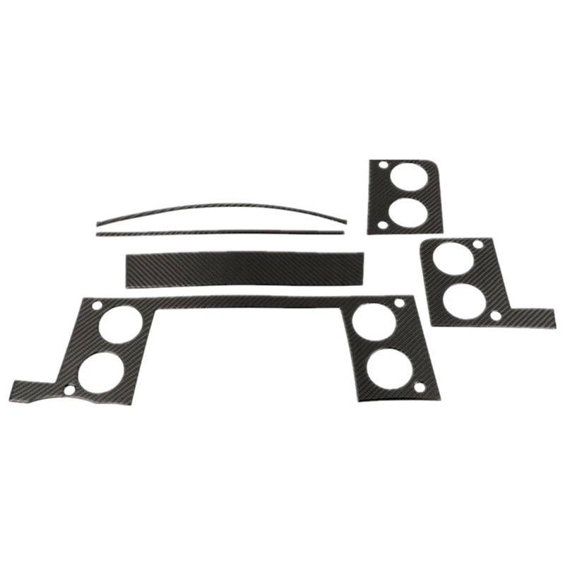 Verkleidung der Konsolenverkleidung Für Jeep Für Commander 2006-2010 Carbon Fiber Car Center Console Klimaanlage Vent Cover Trim Kit Aufkleber Ersatz Panel Dekoration Trim von OJTEMHBH