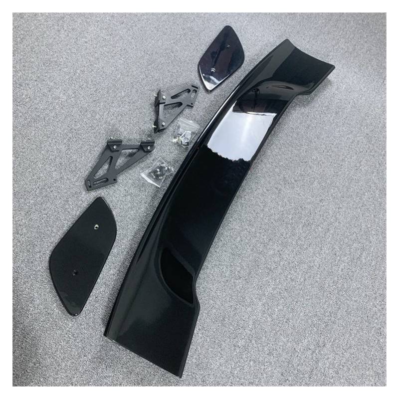 Flügel Lippe Kohlefaser 3D Auto HECKFLÜGEL Spoiler FÜR Mazda 3 / FÜR Mazda 6 FÜR AXELA FÜR Atenza Limousine GT Stil Von EMS Kofferraumspoiler (Farbe : ABS Bright Black) von OKATOR