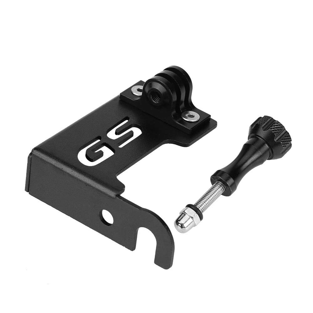 L Halterung - Kamera Halterung, Motorrad Vorne Links Kamera Halterung, für R1200GS LC R1200GS LC, ADV für GoPro. (Color : Black) von OKBY