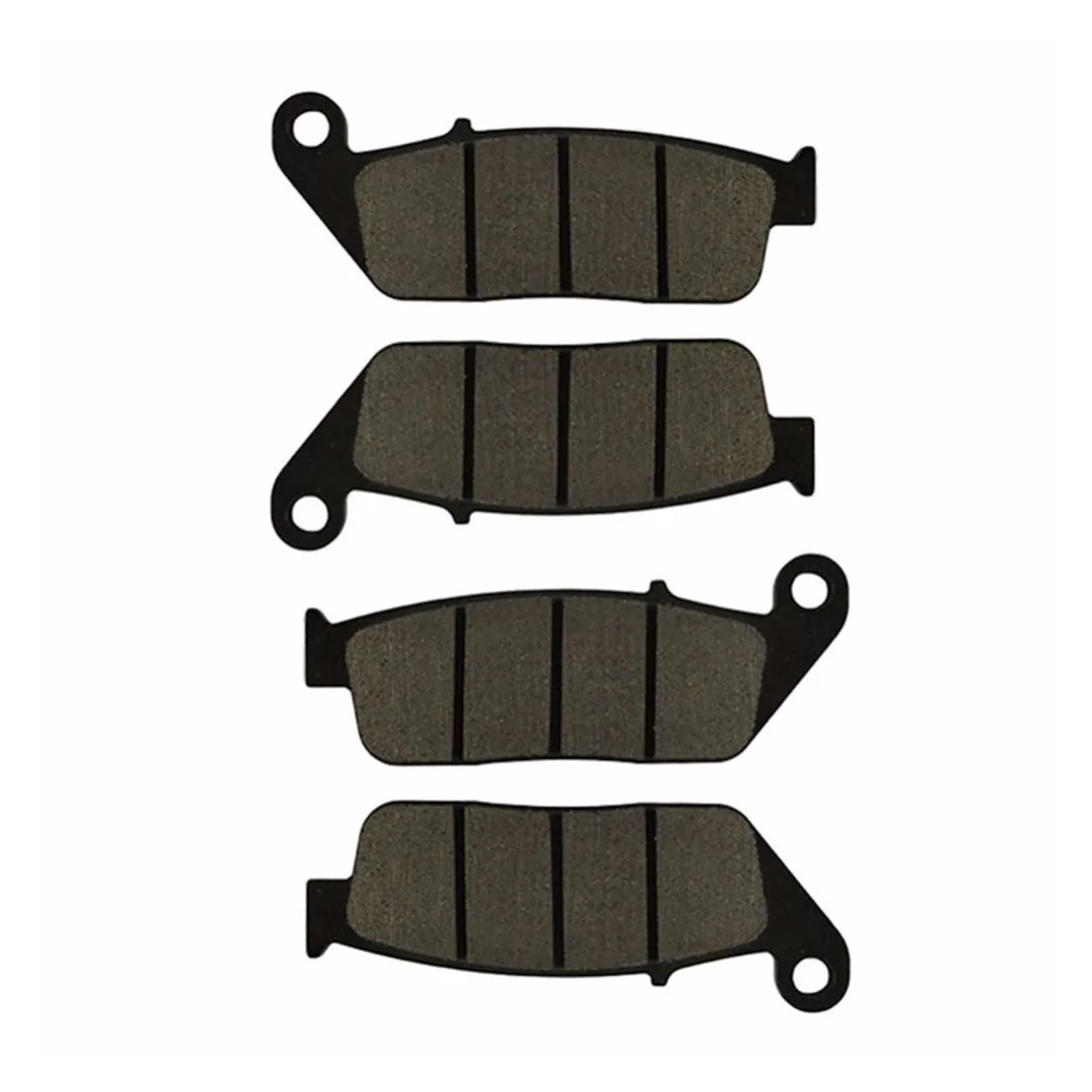 2 Paar Motorradbremsbeläge for 800 (790cc) 2003-2004 Schwarzbremsscheibenpads von OKEOLWTJ