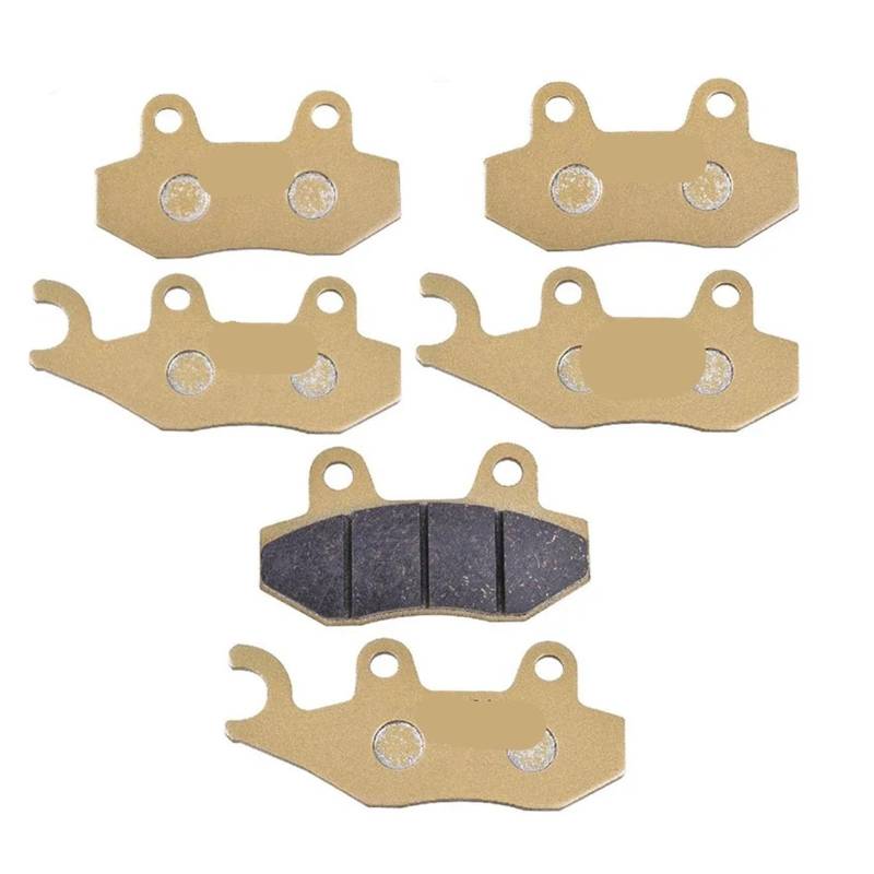 4pair Motorrad vorne Bremsbeläge for Tabletten 2017 2018 2019 2020 2021(3 Pair) von OKEOLWTJ