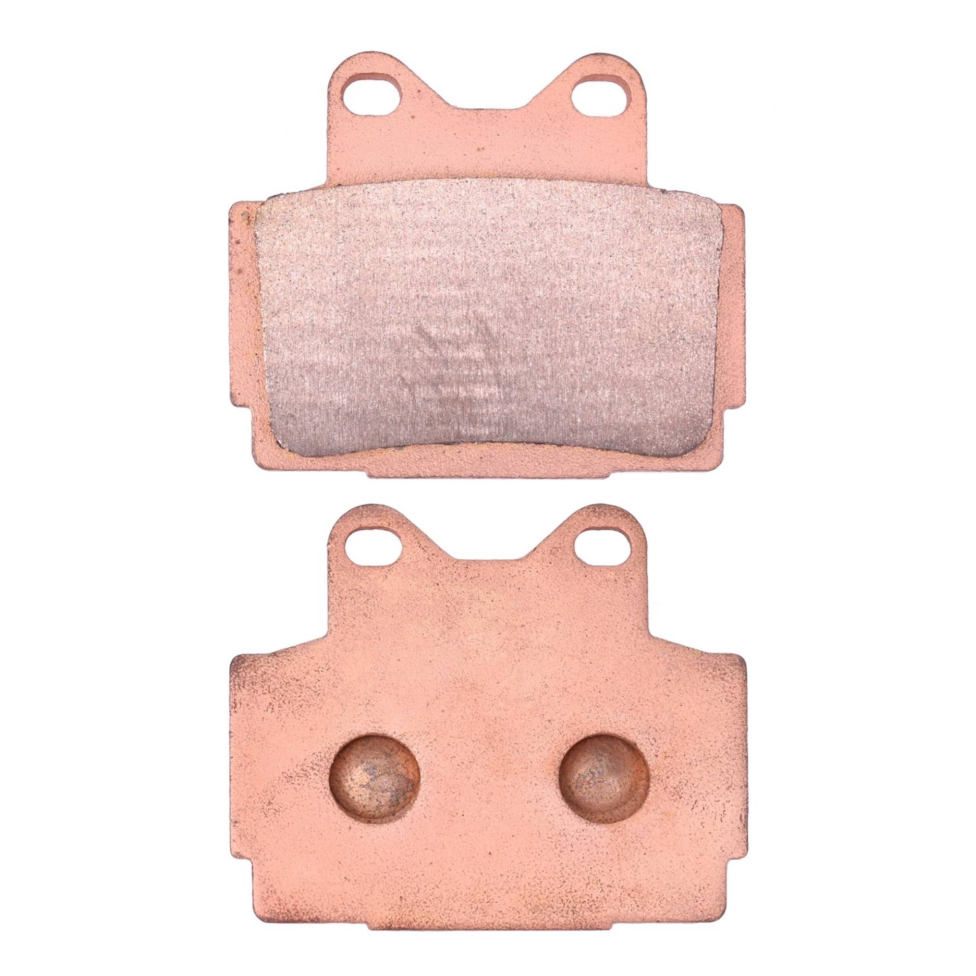 Motorrad vordere Heckbremsbeläge Kit for TZR250 TZR 250 TZR250R TZR250S FZR400 FZR400RR FZR 400 FZS600 FZS 600 for 600(Copper Rear) von OKEOLWTJ