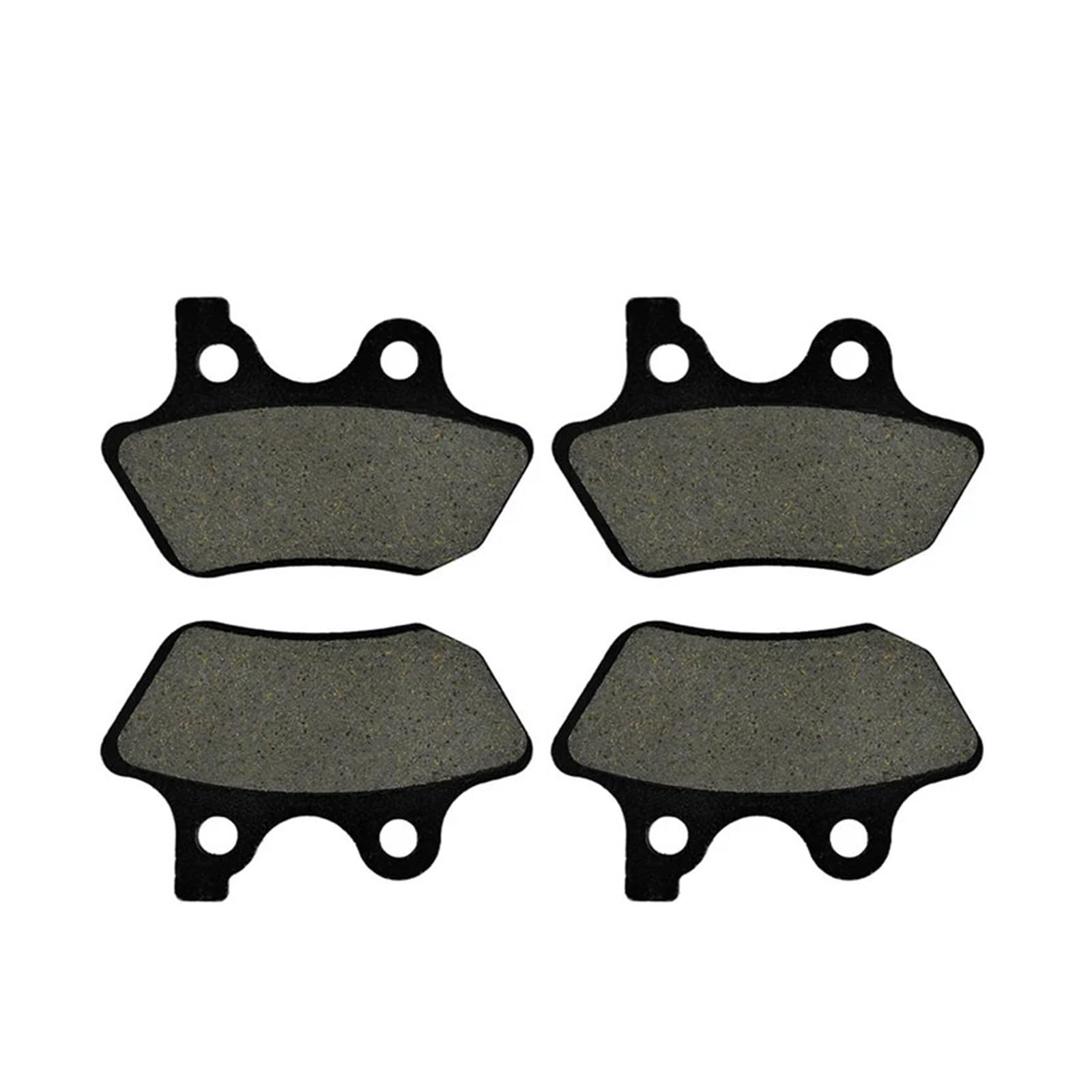 Motorrad vorne + Heckbremsbeläge for den Nachtzug 2000-2005 Schwarzes Semimetal-Scheiben-Bremsblock-Set von OKEOLWTJ