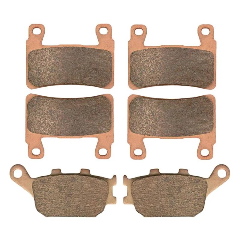 Motorrad vorne und hintere Bremsbeläge for CB1300 Super Four 2003-2009 Sintered Bremsscheiben-Scheibenpads Kit von OKEOLWTJ