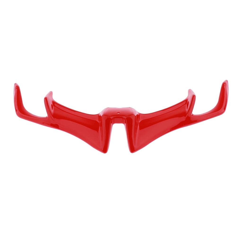 Motorradverkleidung Motorrad Abs Frontverreicherungsabdeckung aerodynamische Winglets rennen for Yamaha YZF R15 V3.0 2017 Fahrradmotorradfrontverkleidung Motorradzubehör(Red) von OKJSRPW