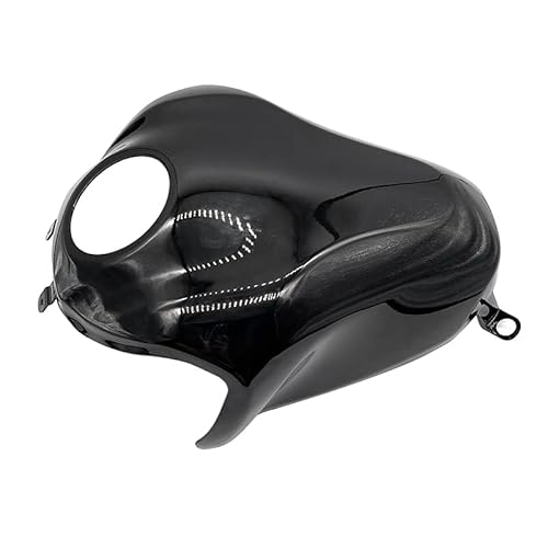 Motorradverkleidung Motorrad -Gastankabdeckungsschutz Kraftstoffpolsterschutz Gehäuse Benzentankabdeckung for Kawasaki Z900 Z 900 ZR900 2017 2018 2019 Motorradzubehör(Carbon Fiber Look) von OKJSRPW