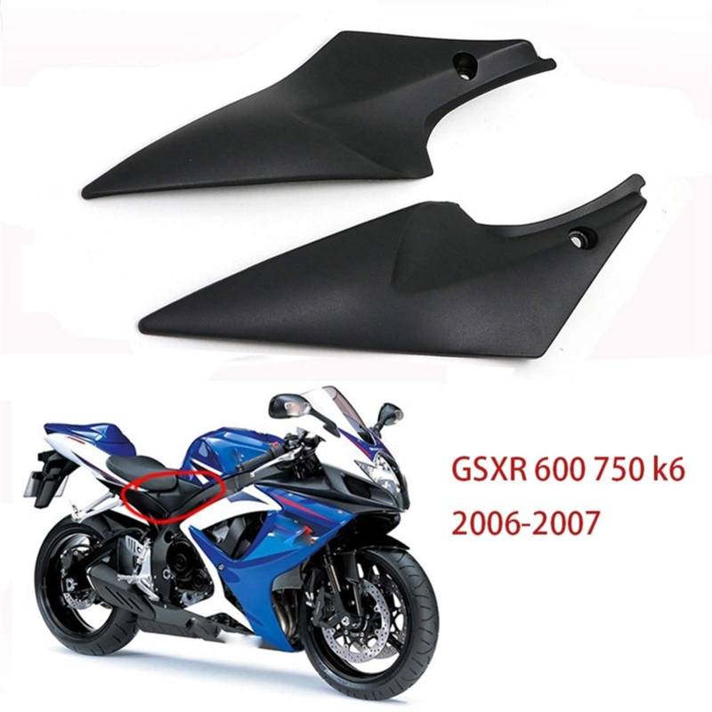 Motorradverkleidung Motorradgas-Tank-Seitenabdeckung Panel-Verkleidungsbesatz für Suzuki GSXR600 GSXR750 K6 GSXR GSX-R 600 750 2006-2007 Motorradzubehör von OKJSRPW