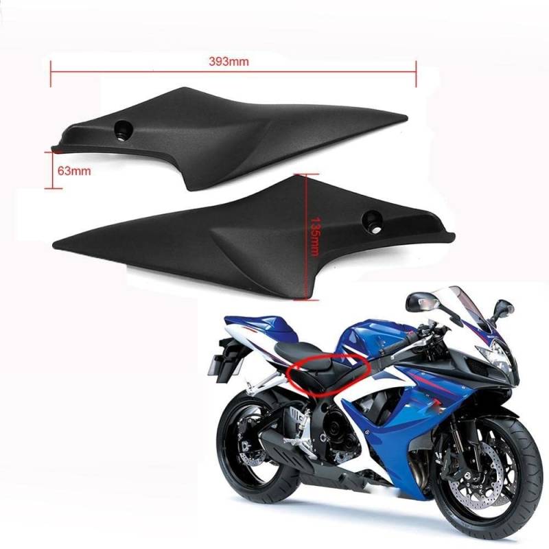 Motorradverkleidung Motorradzubehör for Suzuki GSXR 600 750 GSXR600 GSXR750 GSX-R600 2006 2007 06 07 K6 Verkleidung der Tank -Seitenabdeckungstafeln Motorradzubehör von OKJSRPW