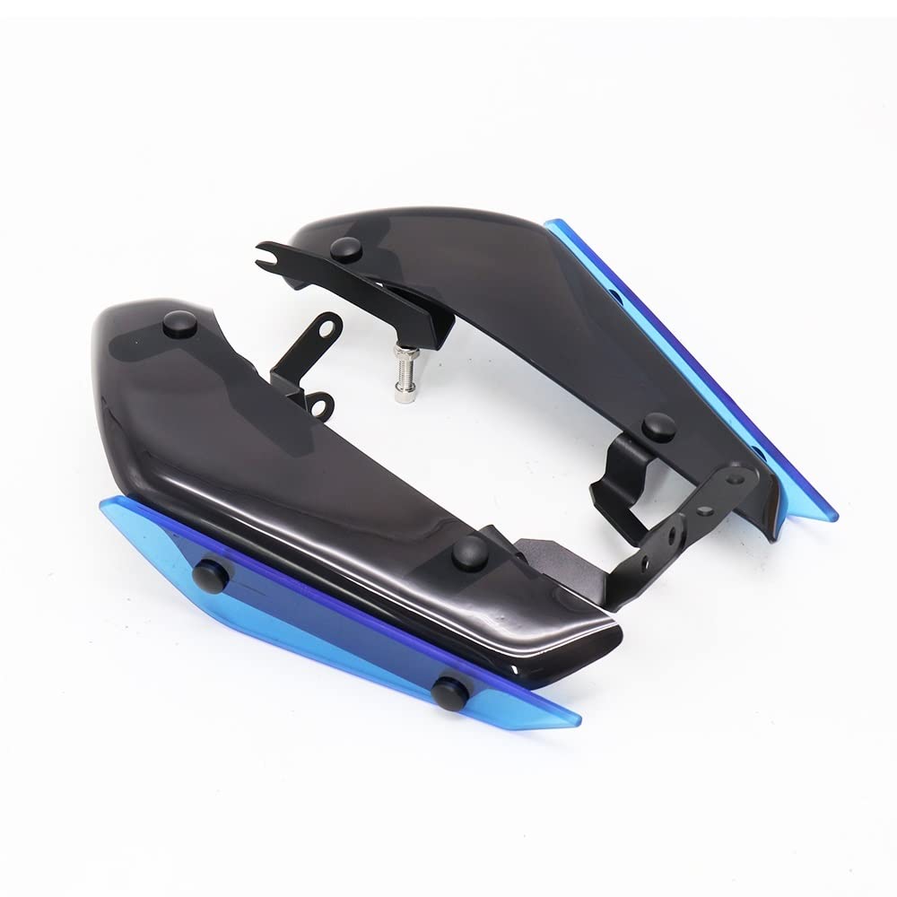 Motorradverkleidung Passend for Yamaha YZF-R1 YZF R1 2015-2021 Motorrad-Verkleidungsteile Aerodynamisches Flügel-Kit Fixed Winglet Verkleidungsflügel Motorradzubehör(Blue) von OKJSRPW