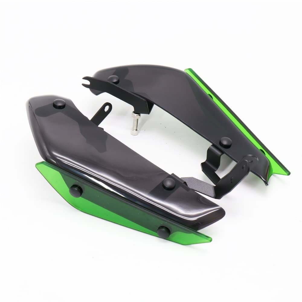 Motorradverkleidung Passend for Yamaha YZF-R1 YZF R1 2015-2021 Motorrad-Verkleidungsteile Aerodynamisches Flügel-Kit Fixed Winglet Verkleidungsflügel Motorradzubehör(Green) von OKJSRPW