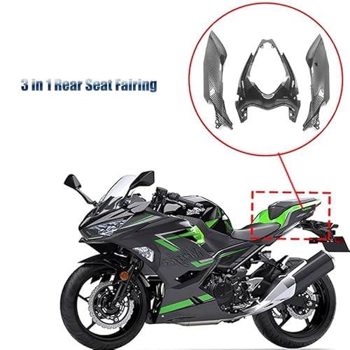 Motorradverkleidung Rücksitzverkleidung for Kawasaki Ninja 400 2018-2021 Motorradzubehör for Kawasaki Ninja 400 Rücksitzabdeckungsverkleidungen zurück Motorradzubehör(Style 1) von OKJSRPW