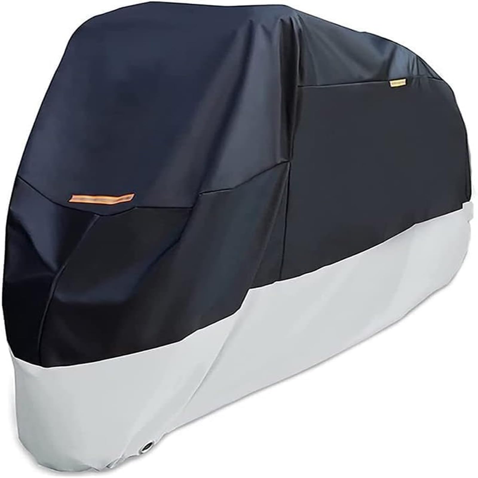 Motorräder Abdeckungen Für Triu-mph Bonneville T100 / T120, Oxford Stoff Verdickte Motorrad Schutzhülle Waterproof Snowproof,A/Black-Silver-M von OKNGHPLIU