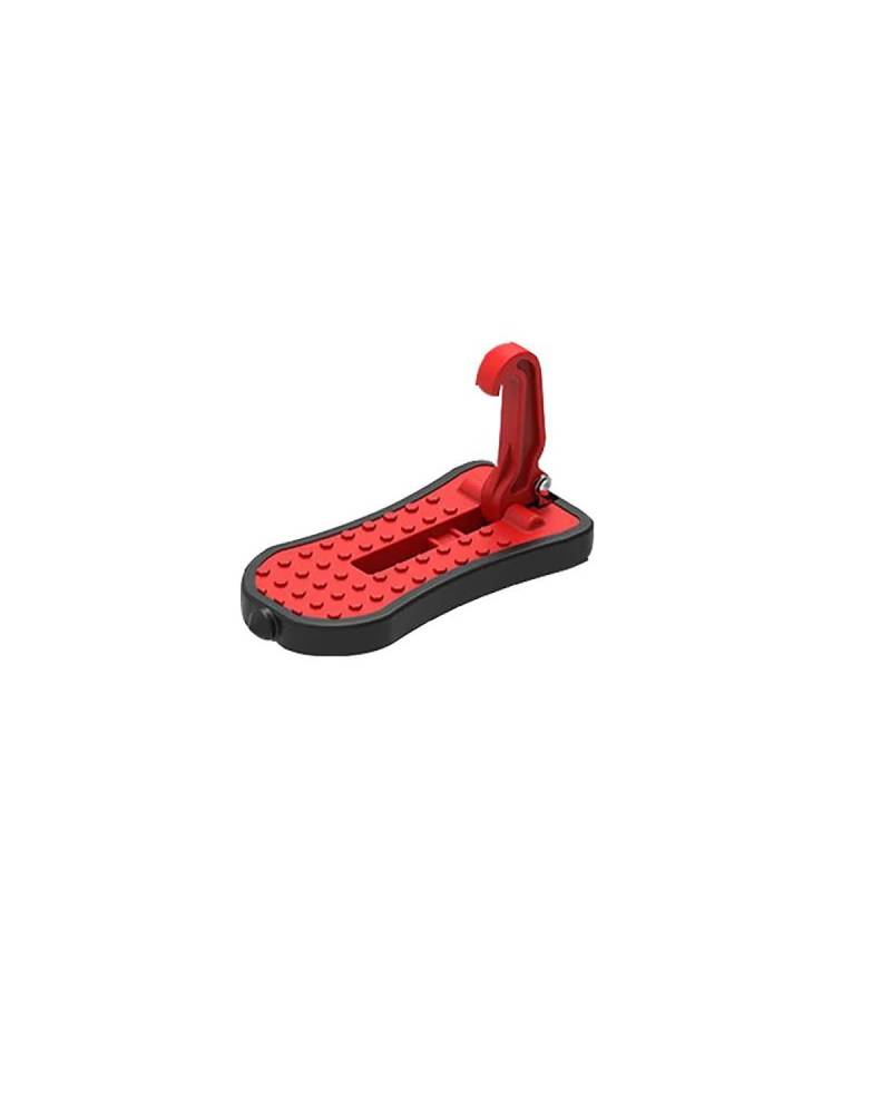 Car Door Step Auto Tür Schritt Pedal Trittleiter Fußrasten Für Auto Klapp Türstufe Einfachen Zugang Zu Auto Dach Rack Mit Auto Trittstufe(Red) von OKUHGYS