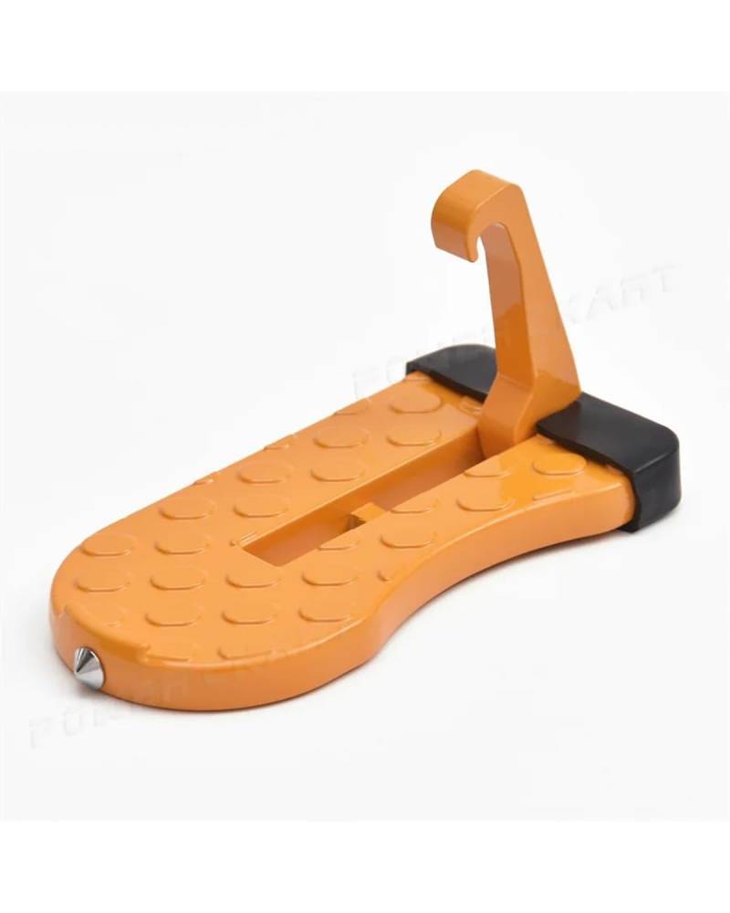 Car Door Step Faltbare Autodachträger Schritt Hilfspedal Dachpedal Auto Klapp Trittleiter Fußrasten Autozubehör Auto Trittstufe(Orange) von OKUHGYS