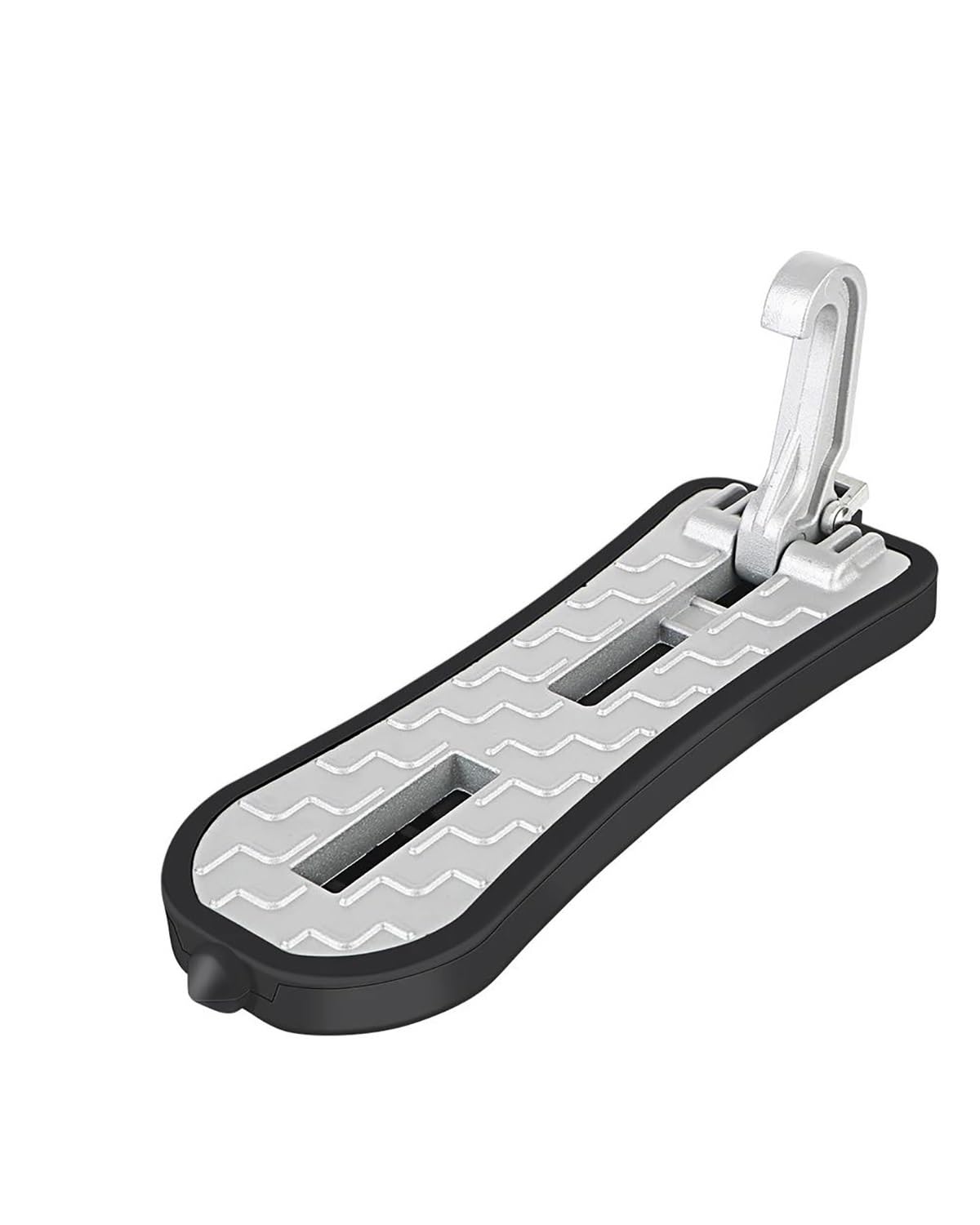 Car Door Step Hilfsfußpedal Faltbarer Verriegelungshaken Verlängerter Autotürstufen-Fensterbrecher Autodachträger-Stufenpedal Auto Trittstufe(Silver) von OKUHGYS