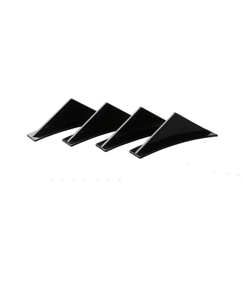 Heckstoßstangen Spoiler Für 300 Für 300C Glänzend Schwarz Heckstoßstange Diffusor Shark Fin Spoiler Lip Splitter Schutz Dachspoiler(Matte Black) von OKUHGYS