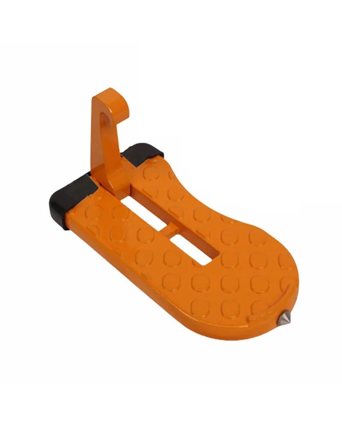 Klappbarer Auto Türpedal Faltbare Auto Dachträger Schritt Auto Tür Schritt Pedale Universal Latch Haken Fuß Pedal Aluminium Legierung Auto Zubehör(Orange) von OKUHGYS