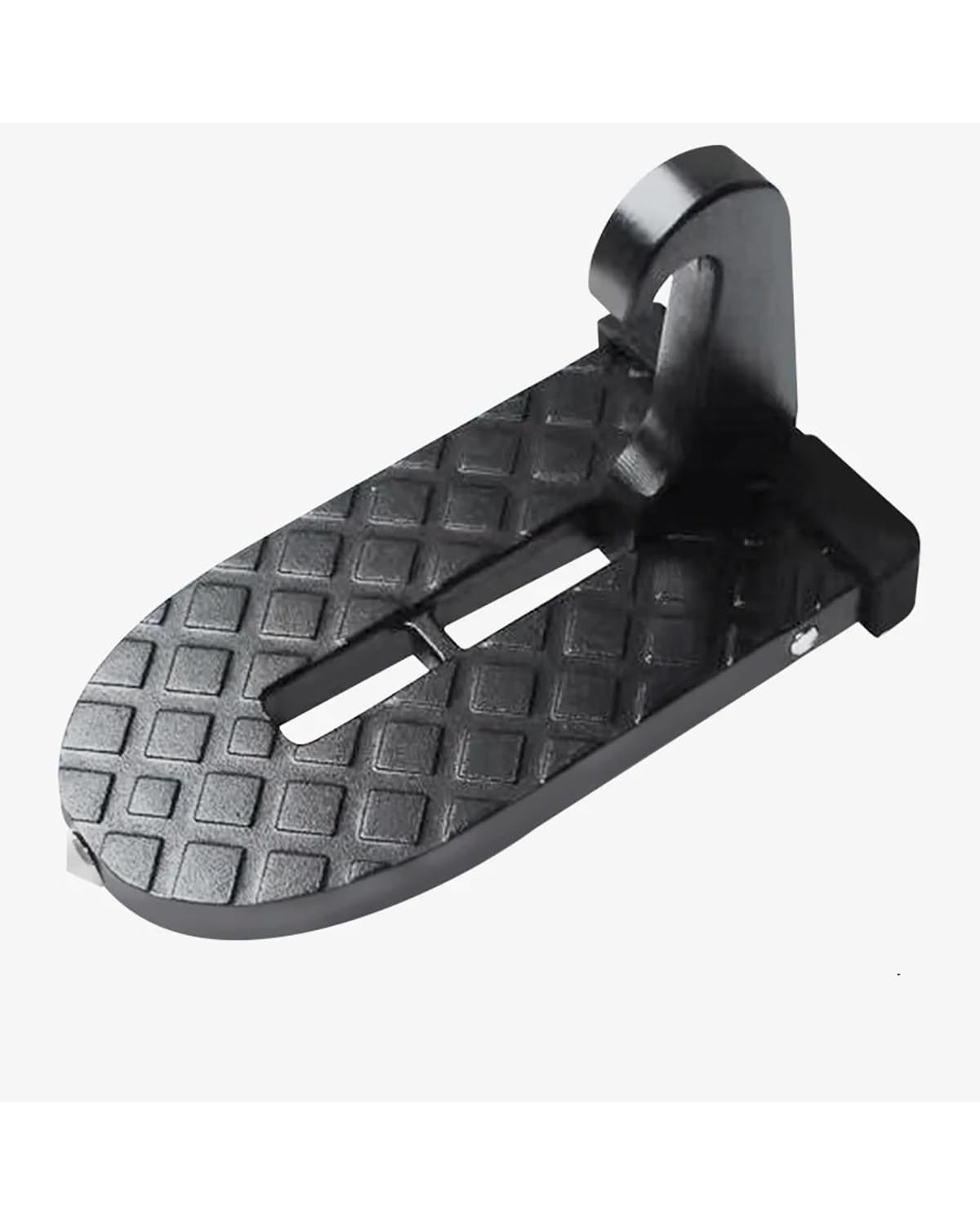 Klappbarer Auto Türpedal Faltbare Auto-Dachträger-Stufe Auto-Tür-Stufe Universal-Verriegelungshaken Hilfs-Walking-Auto-Fußpedal Aluminiumlegierung(1pcs black) von OKUHGYS