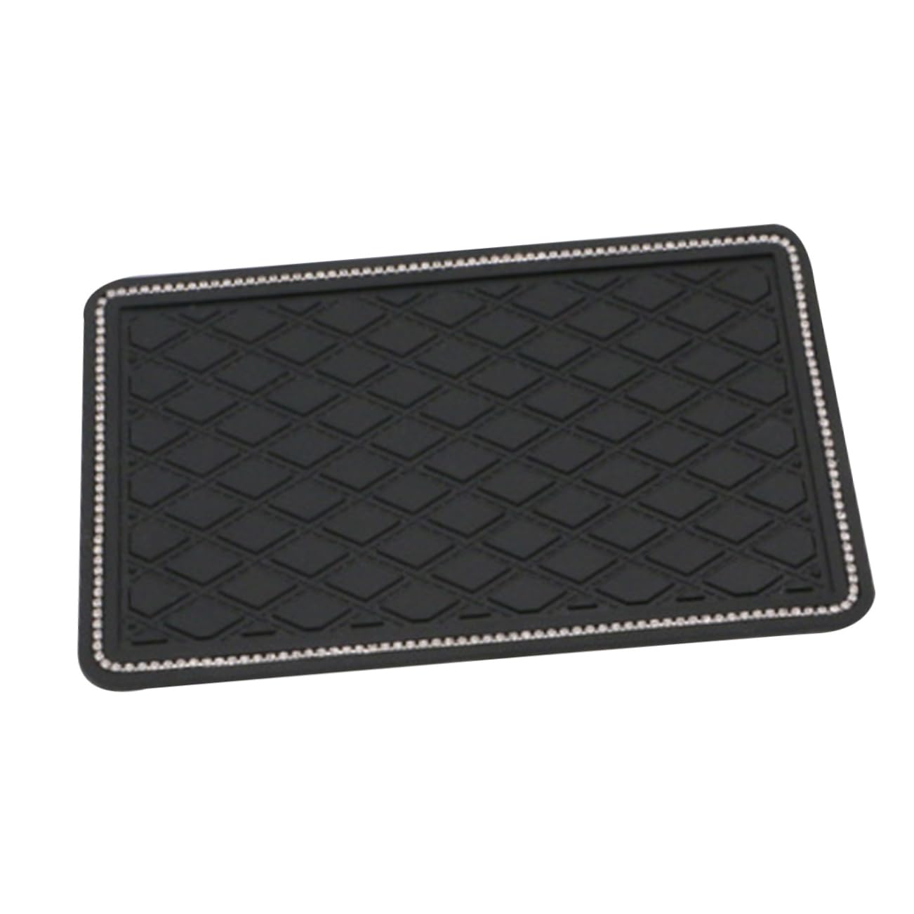 OKUMEYR 1 Stück Anti-Pad Fahrzeug-Handy-Matte PVC-Telefonauflage Auto Handy pad Auto Zelle pad Handy-Pad für Fahrzeuge Antimatte für Auto rutschfeste Matte für das armaturenbrett Black von OKUMEYR