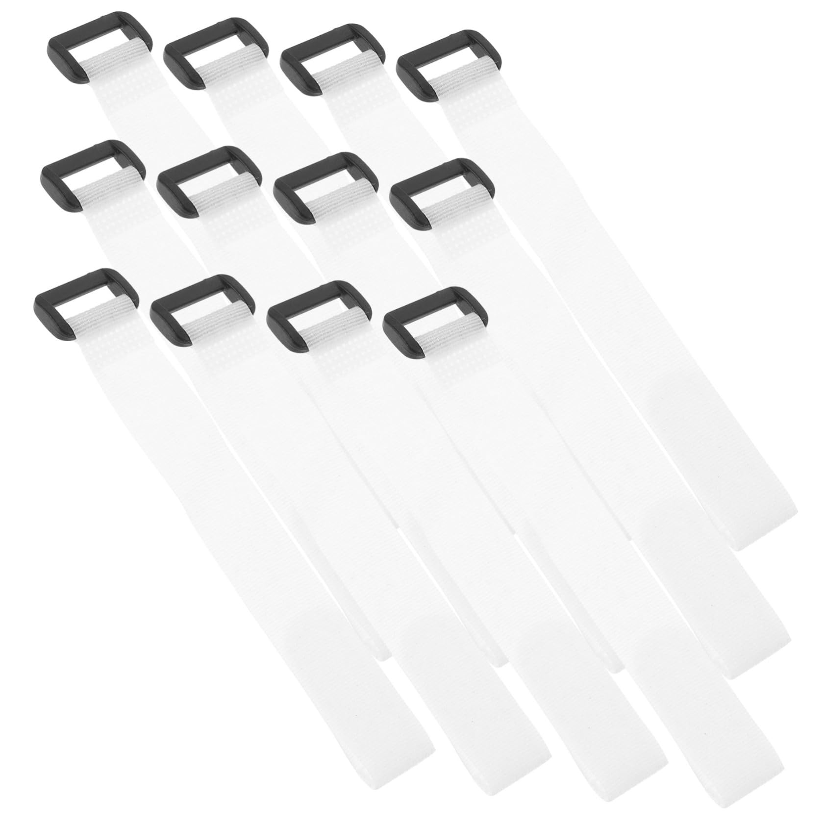 OKUMEYR 30st Angelrutenbänder Stangenbefestigungsbandage Gürtel Für Angelruten Angelrutengurt Kreativer Rutenhalter Riemen Für Angelruten Angelrutenverband Stangenriemen Nylon Weiß von OKUMEYR