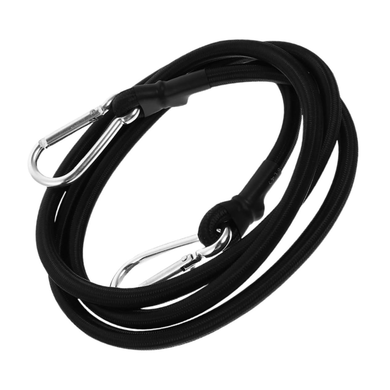 OKUMEYR Regalbindeseil strapazierfähige Zurrgurte elastische Schnur Kabelspanner Wiederverwendbare Kabelbinder Straffung spannband spannriemen Spanngurt Ladung Spannseil Polyester Black von OKUMEYR