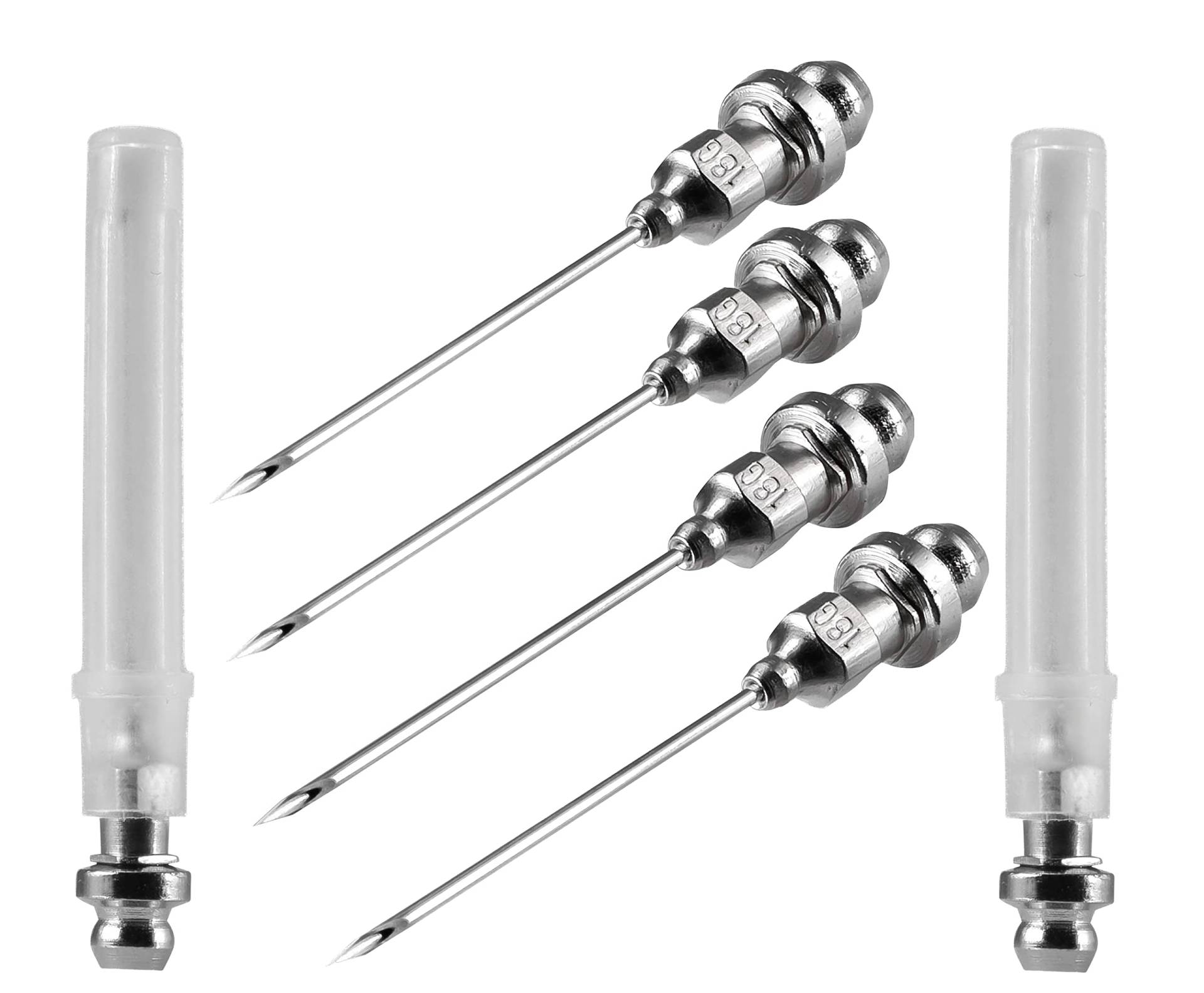 OKYOUK Minimale G Coupler für Fettpresse (nur 13mm), Mit Reinigungswerkzeug,Fettpresse Kupplung Mundstück Kupplung für Kegel,Schmiernippel Fettpresse für alle Arten (Injector Needle) von OKYOUK