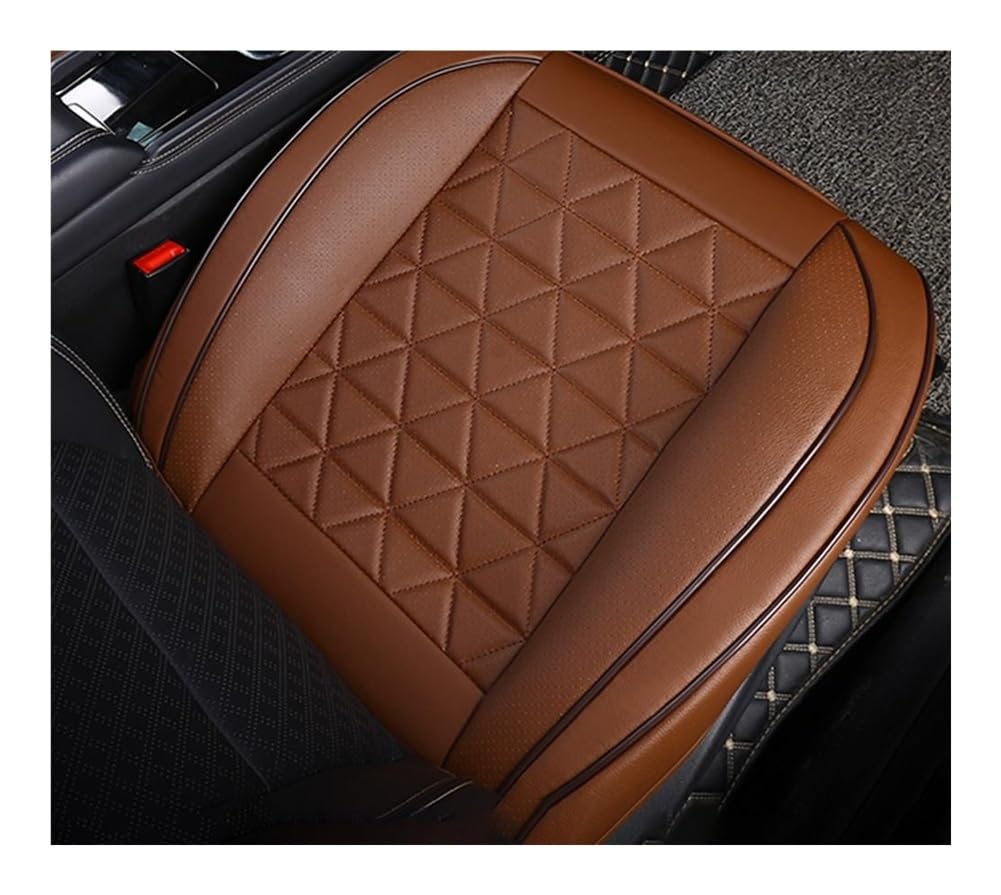 Auto-Schonbezüge Universal Vorne Auto Sitz Abdeckung PU Autos Sitzkissen Autos Auto Schutz Zubehör Pad Auto Matte Universal Sitz Stuhl L6H4 von OLMAFD