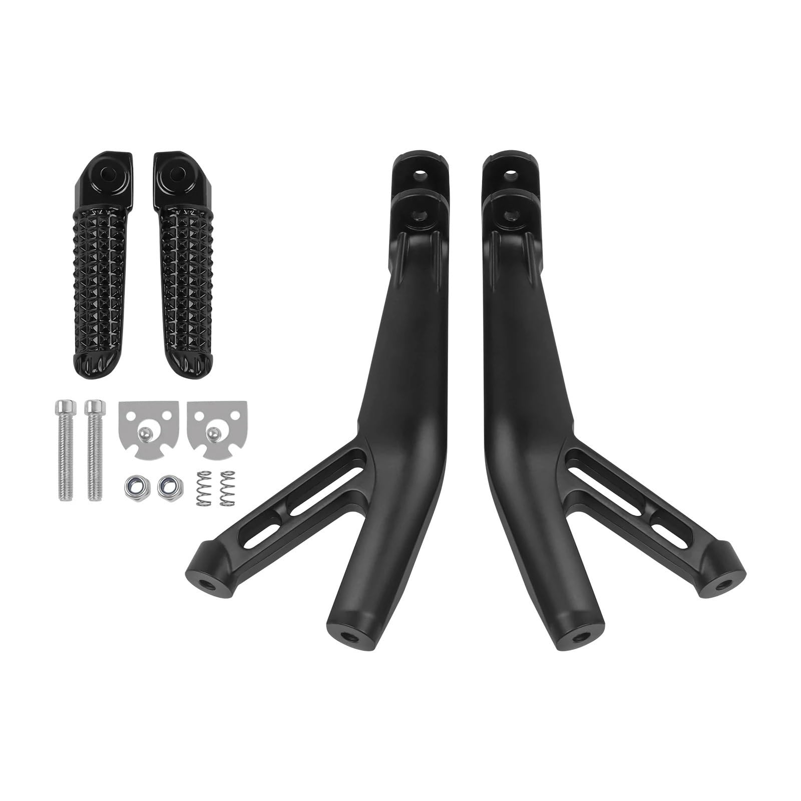 Fußrasten Pedal Motorrad Hinten Passagier Fußrasten Fußrasten Halterung Pedal Set Für Ya&maha YZF R1 YZF-R1 R1S R1M YZFR1 2015-2023 2022 2021 2020 von OLMAFD